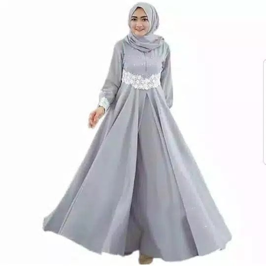 Pajera Maxi  Dress Gamis Mutiara  Baju Muslim Modern 3