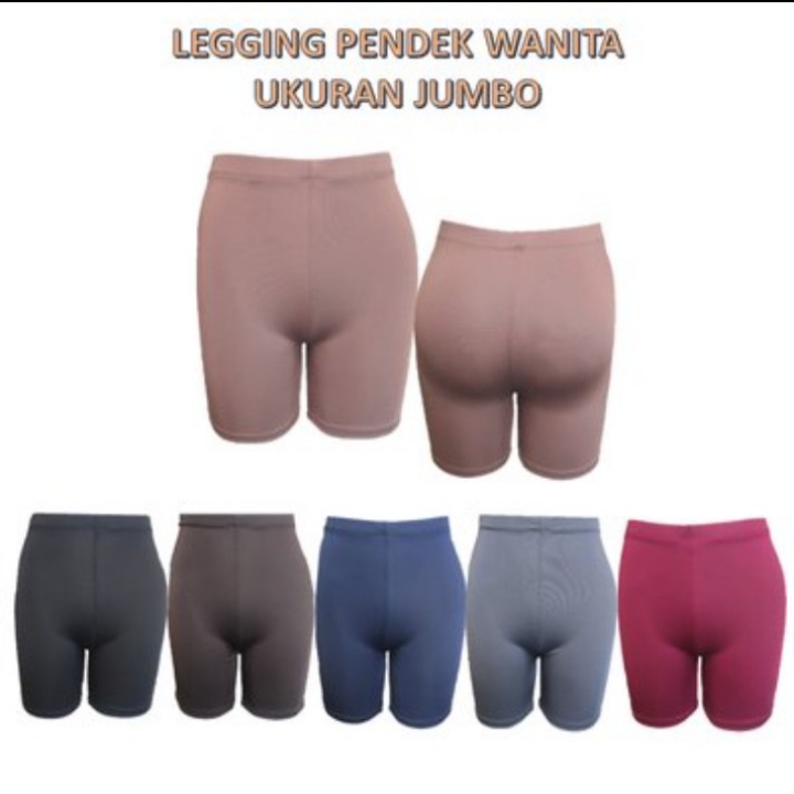 Pakaian Dalam Wanita Celana Stretch Legging Pendek Short Cewek Ukuran 