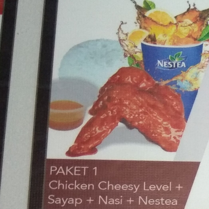 Paket 1 Chicken Cheesy Level