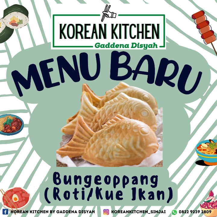 Paket 1 Bungeoppang Coklat Keju