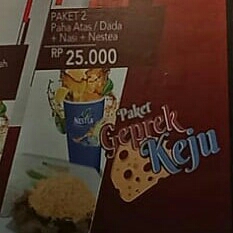 Paket 2 Geprek Keju