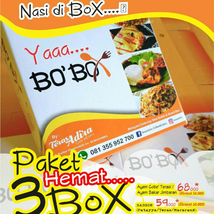 Paket 3 Box Ayam Bakar Jimbaran