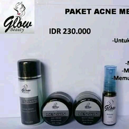 Paket Acne Men Glowbeauty Untuk cowok