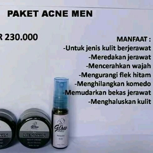 Paket Acne Men Glowbeauty Untuk cowok 2