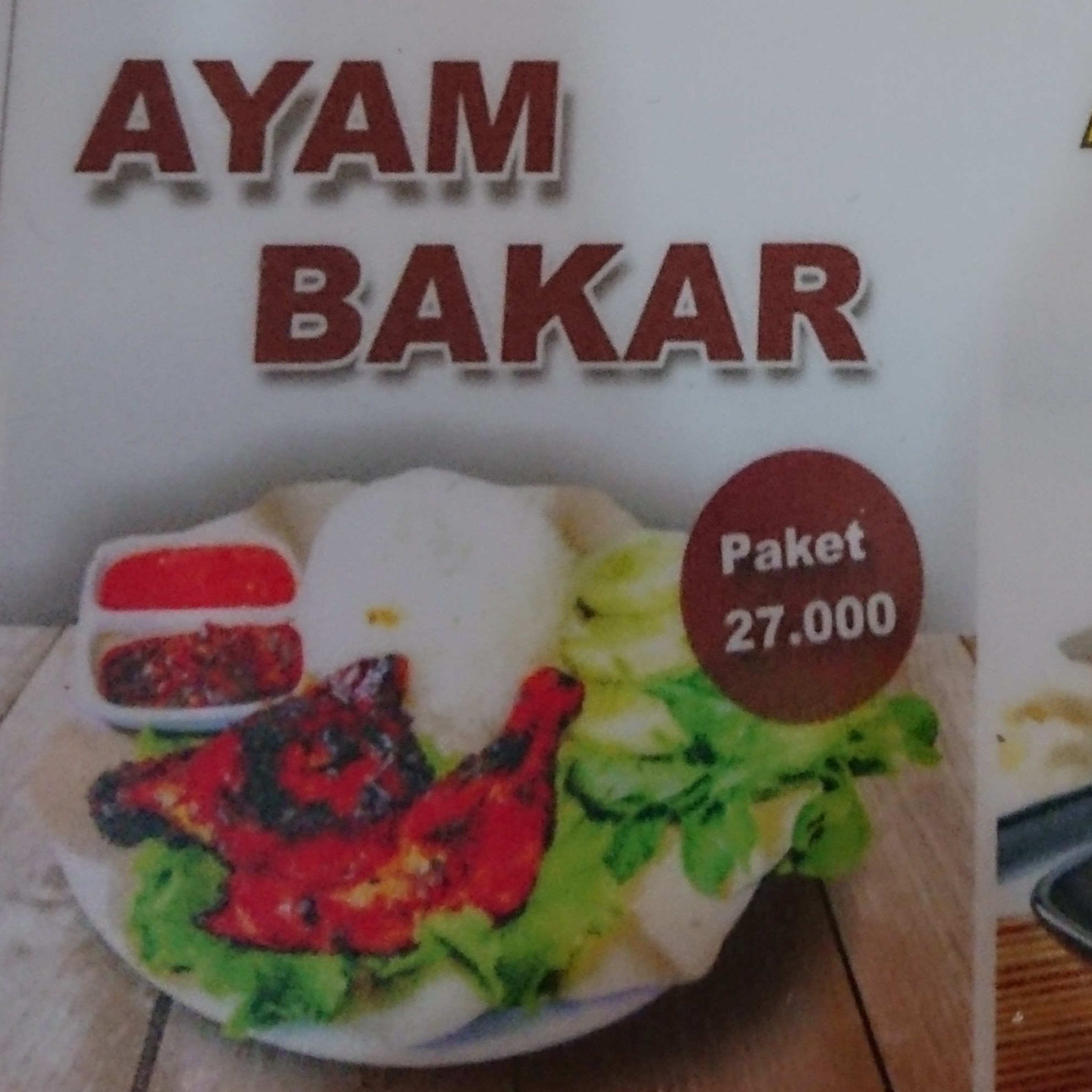 Paket Ayam Bakar