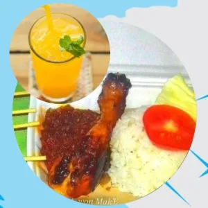 Paket Ayam Bakar Es Jeruk 