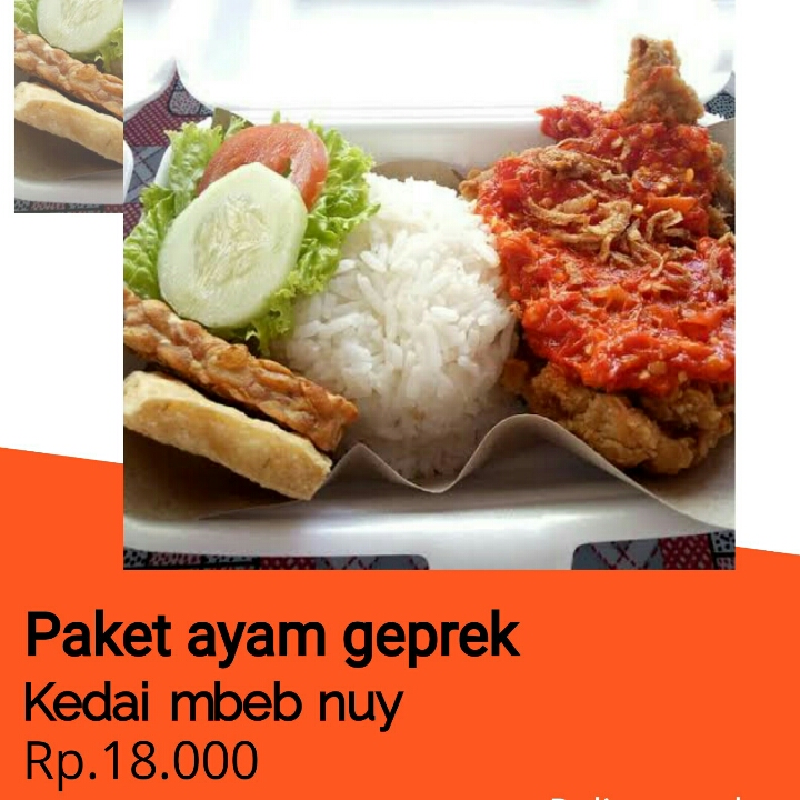 Paket Ayam Geprek