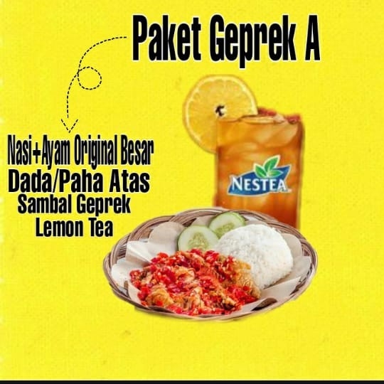 Paket Ayam Geprek A