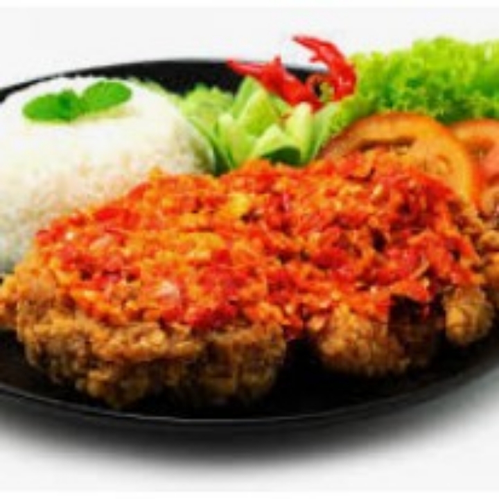 Paket Ayam Geprek Nasi 