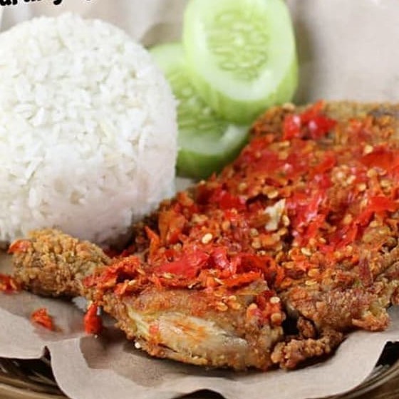 Paket Ayam Geprek Nasi