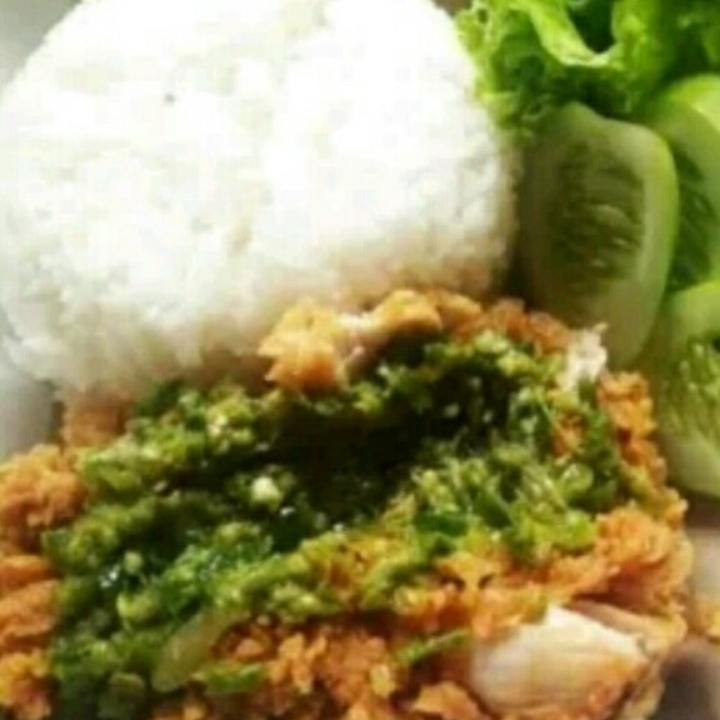 Paket Ayam Geprek Sambel Ijo