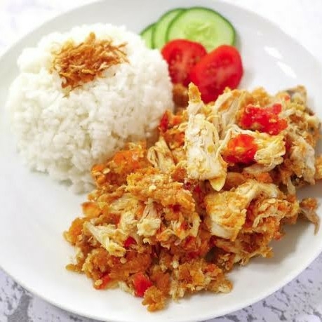 Paket Ayam Geprek Sambal Bawang