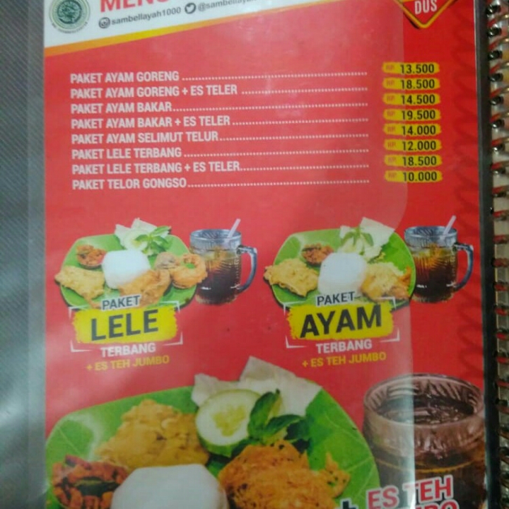 Paket Ayam Goreng  Dan Es Teler