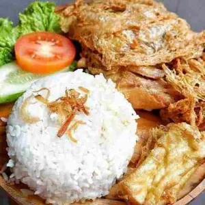 Paket Ayam Goreng Gimbal minum