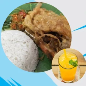 Paket Ayam Goreng Telor Es Jeruk 