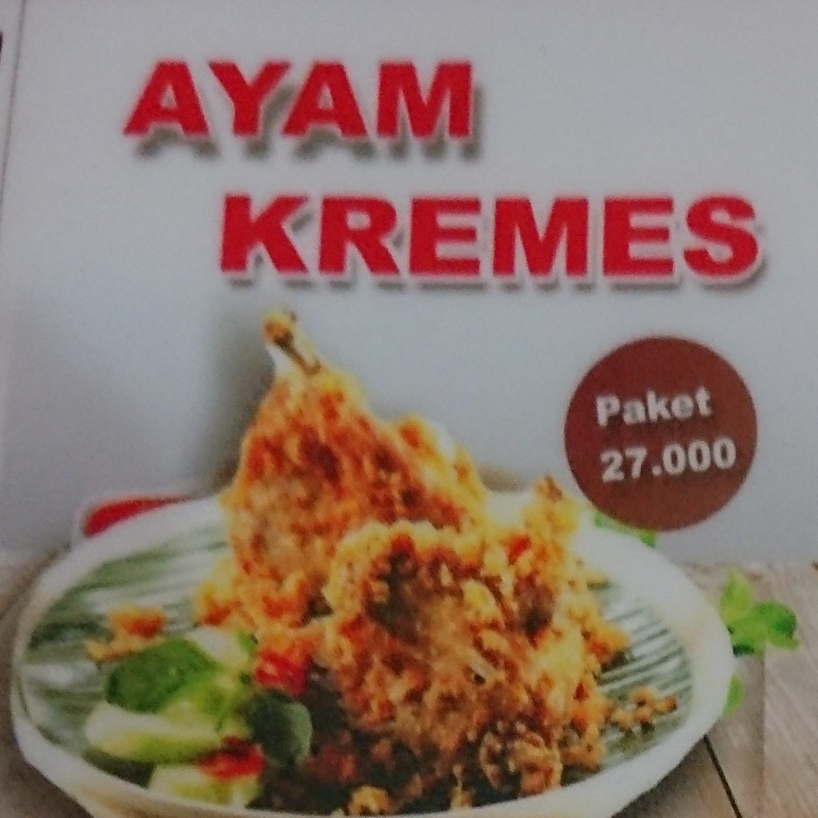 Paket Ayam Kremes