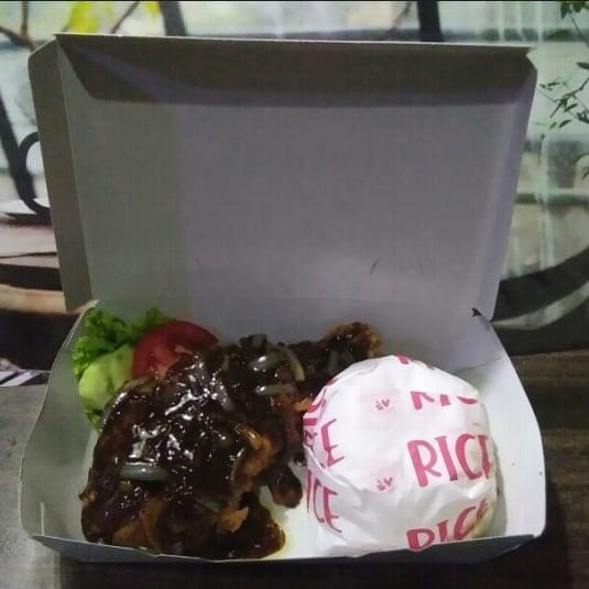 Paket Ayam Krispy Saus Bbq