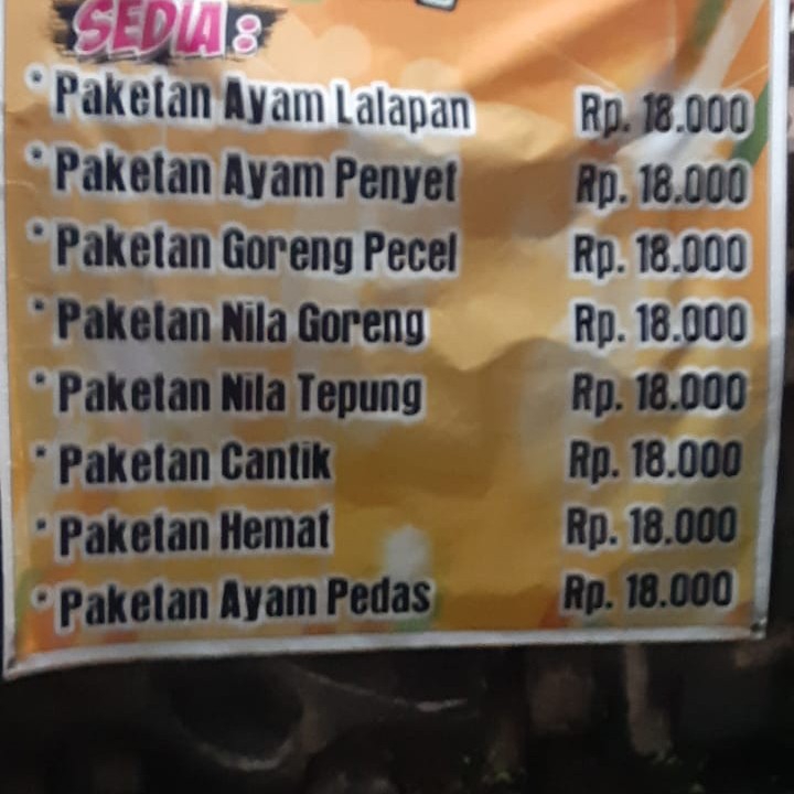 Paket Ayam Lalalapan