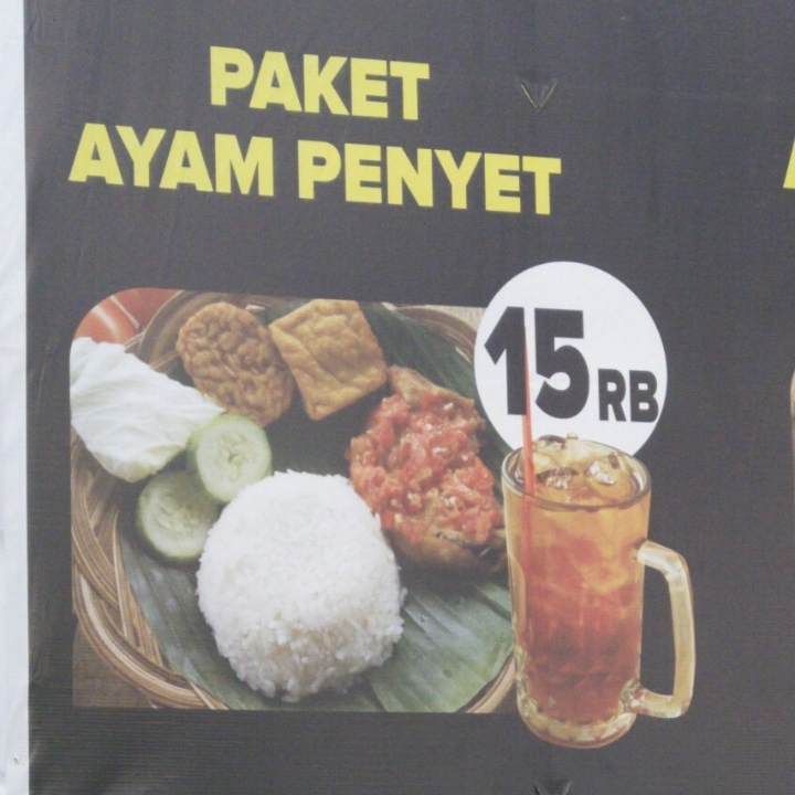 Paket Ayam Penyet