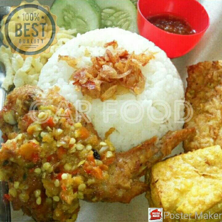 Paket Ayam Penyet Sewot