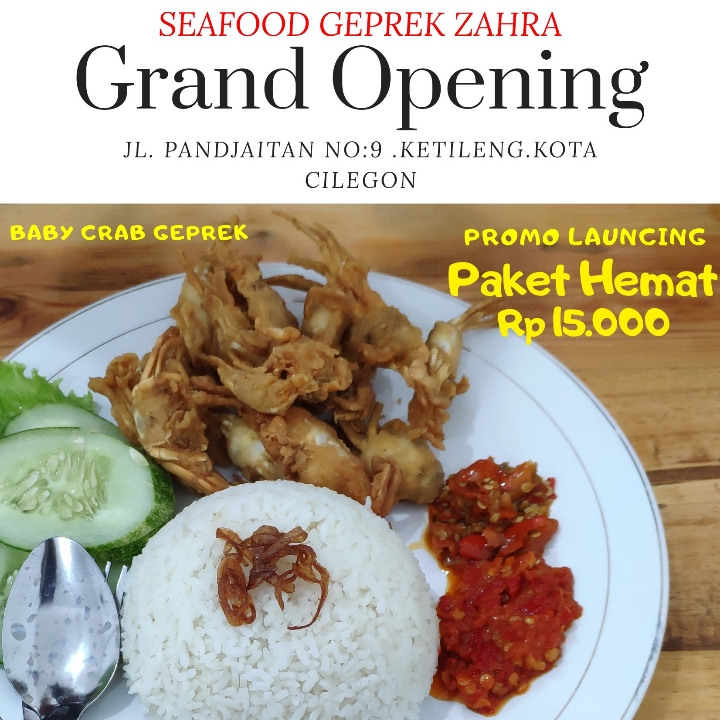 Paket Baby Crab Geprek