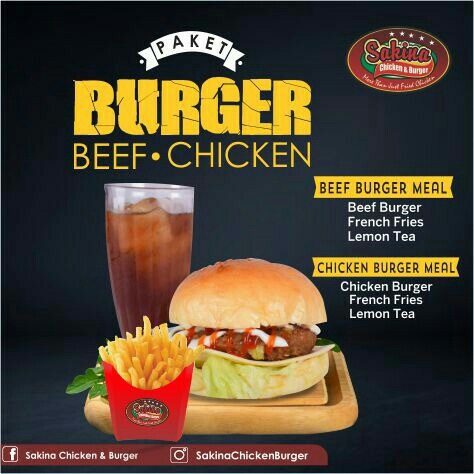 Paket Beef Burger Meal 