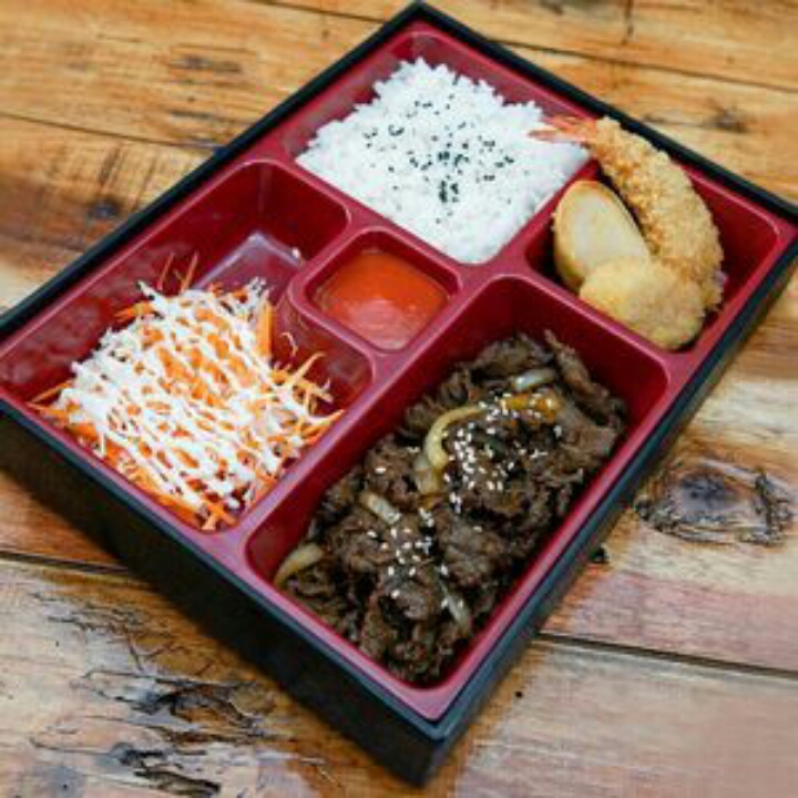 Paket Bento Beef Teriyaki