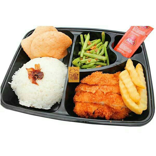 Paket Bento Nasi Putih 