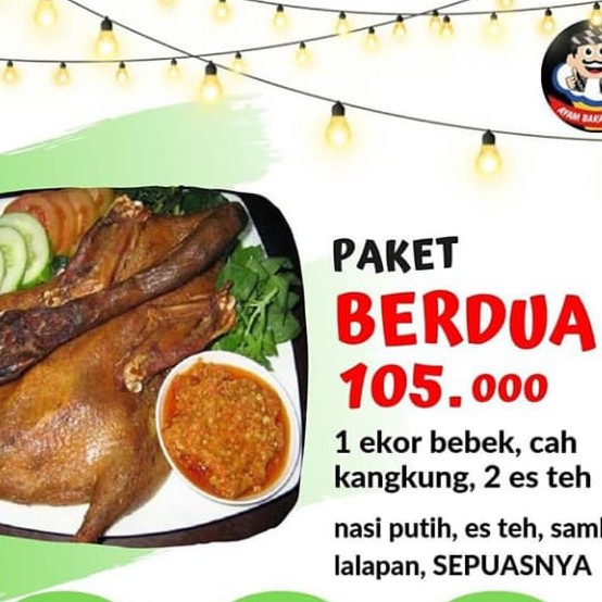 Paket Berdua Ayam Kampung Atau Bebek 2