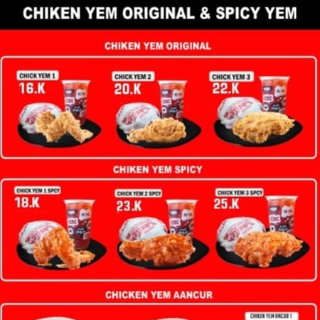 Paket Chicken Yem Ori