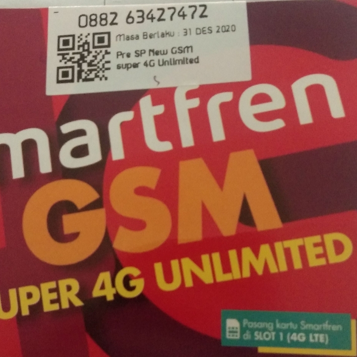 Paket Data Smartfreen Unlimited 30hari