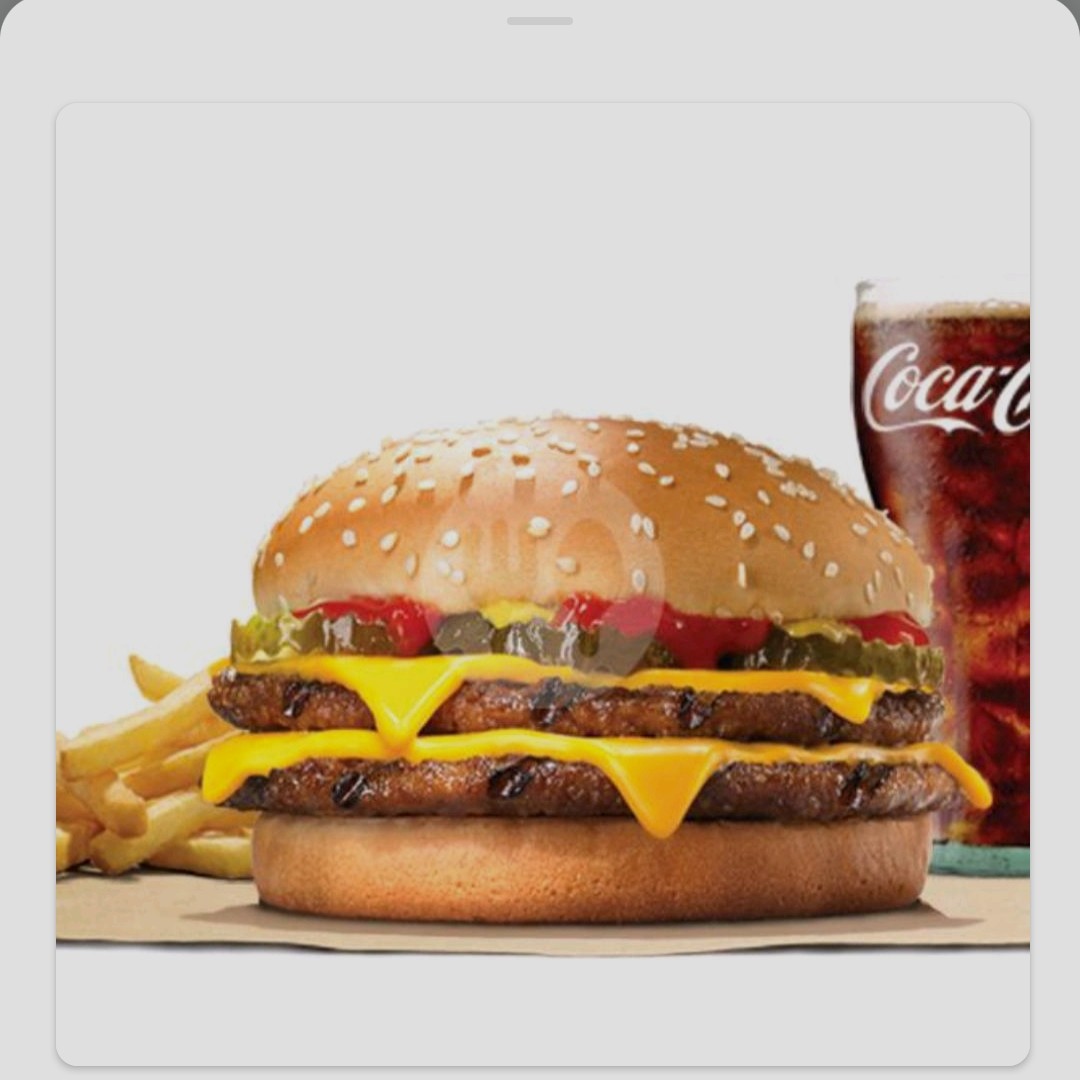 Paket Double Cheeseburger Medium