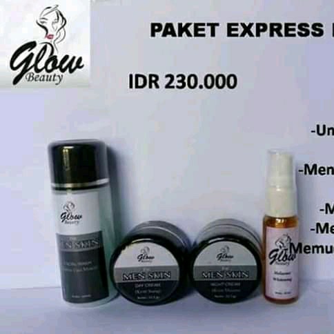 Paket Express men Glowbeauty Untuk Cowok