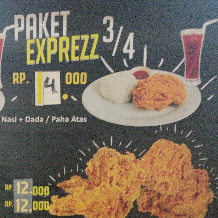 Paket Exprezz 2 Dada Atau Paha Atas