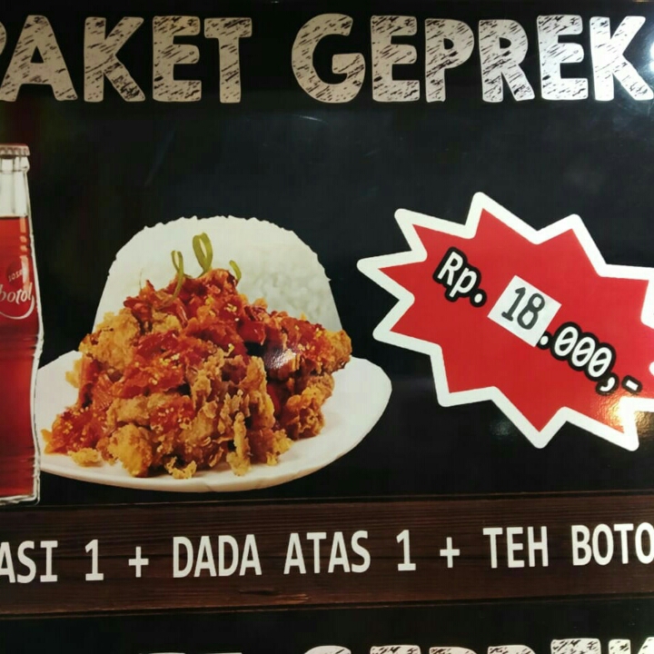 Paket Geprek 1