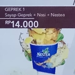 Paket Geprek 1