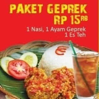 Paket Geprek 15k