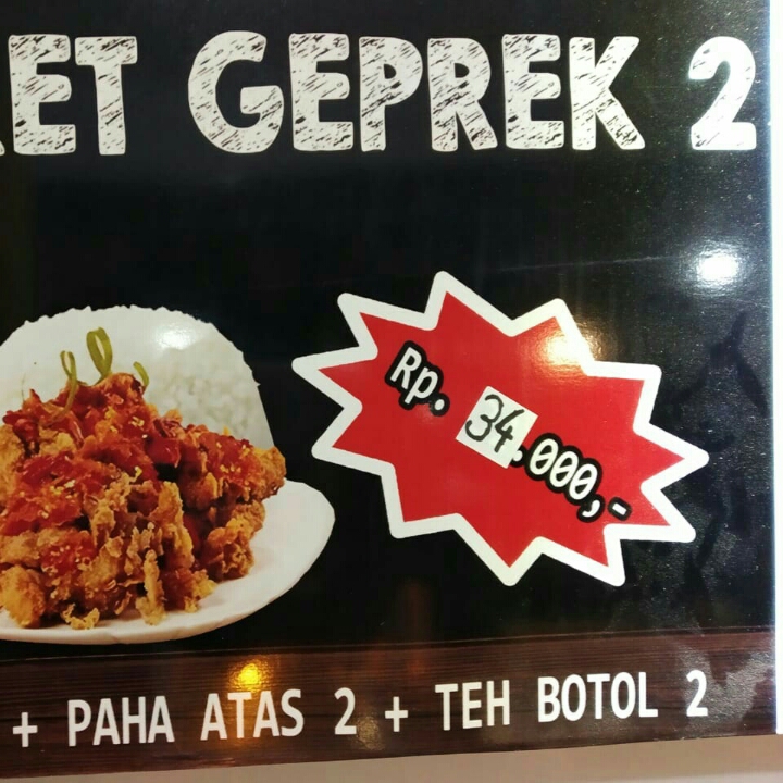 Paket Geprek 2