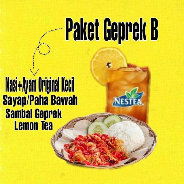 Paket Geprek B