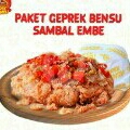 Paket Geprek Bensu Sambal Embe