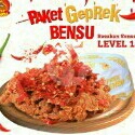 Paket Geprek Bensu Sambal Original Level 15