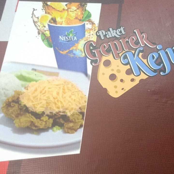 Paket Geprek Keju