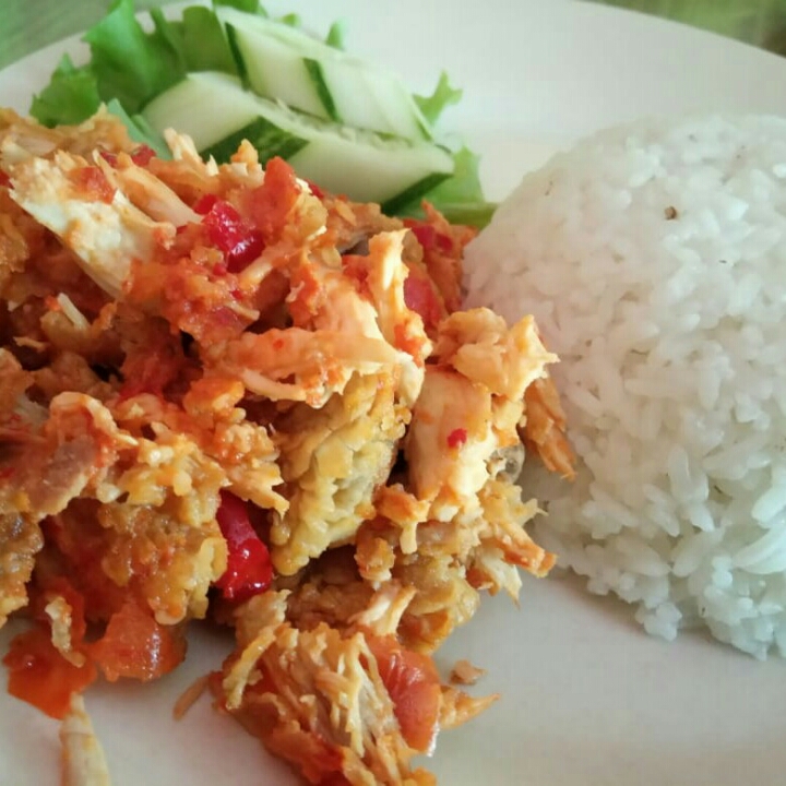 Paket Geprek Sambal Bawang