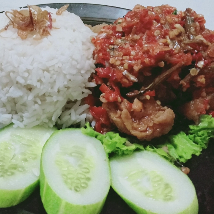 Paket Geprek Sambal Teri