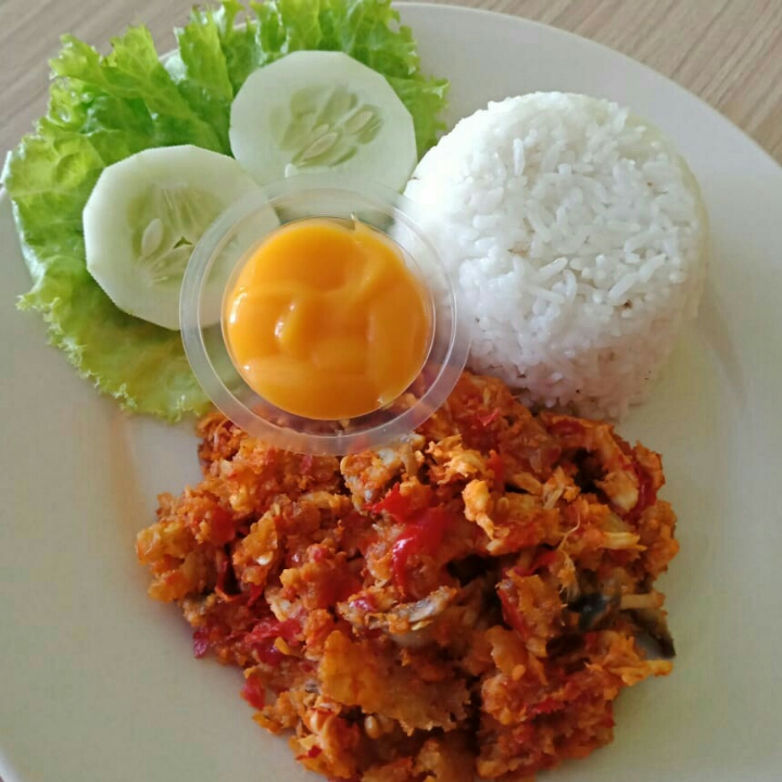 Paket Geprek Saus Keju