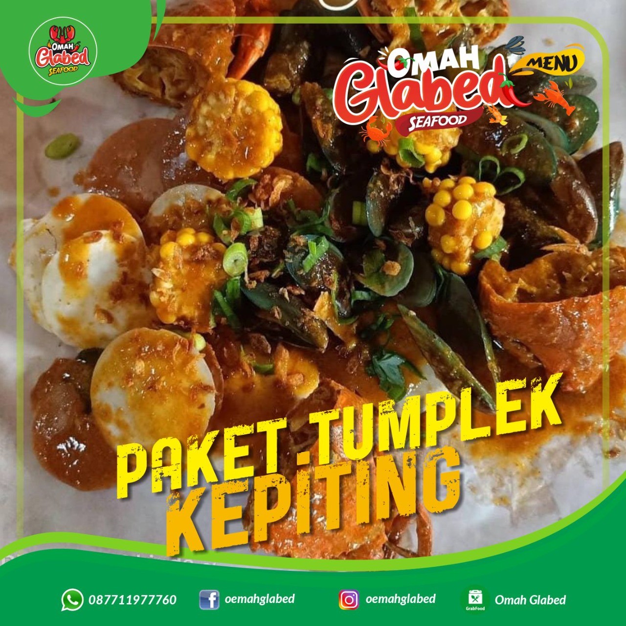 Paket Glabed Tumplek Kepiting