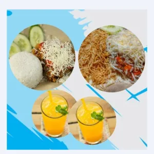 Paket HEMAT Paket Ayam Geprek Keju Mie Ayam Geprek Keju 2xEsJeruk 