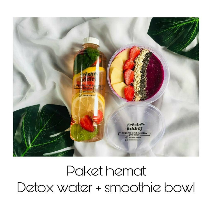 Paket Hemat Detox Water Dan Smoothie Bowl