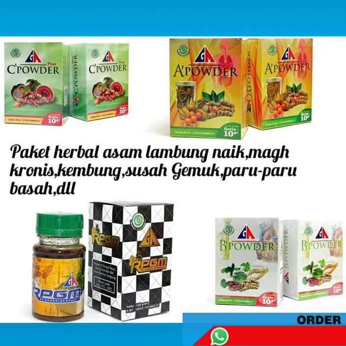 Paket Herbal Asam Lambung Naik