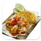 Paket Indomie Ayam Geprek Saus Bangkok